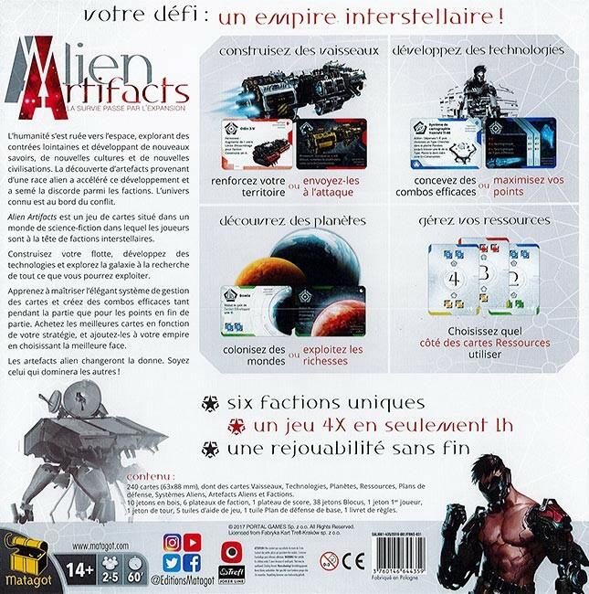 Alien Artifacts Back