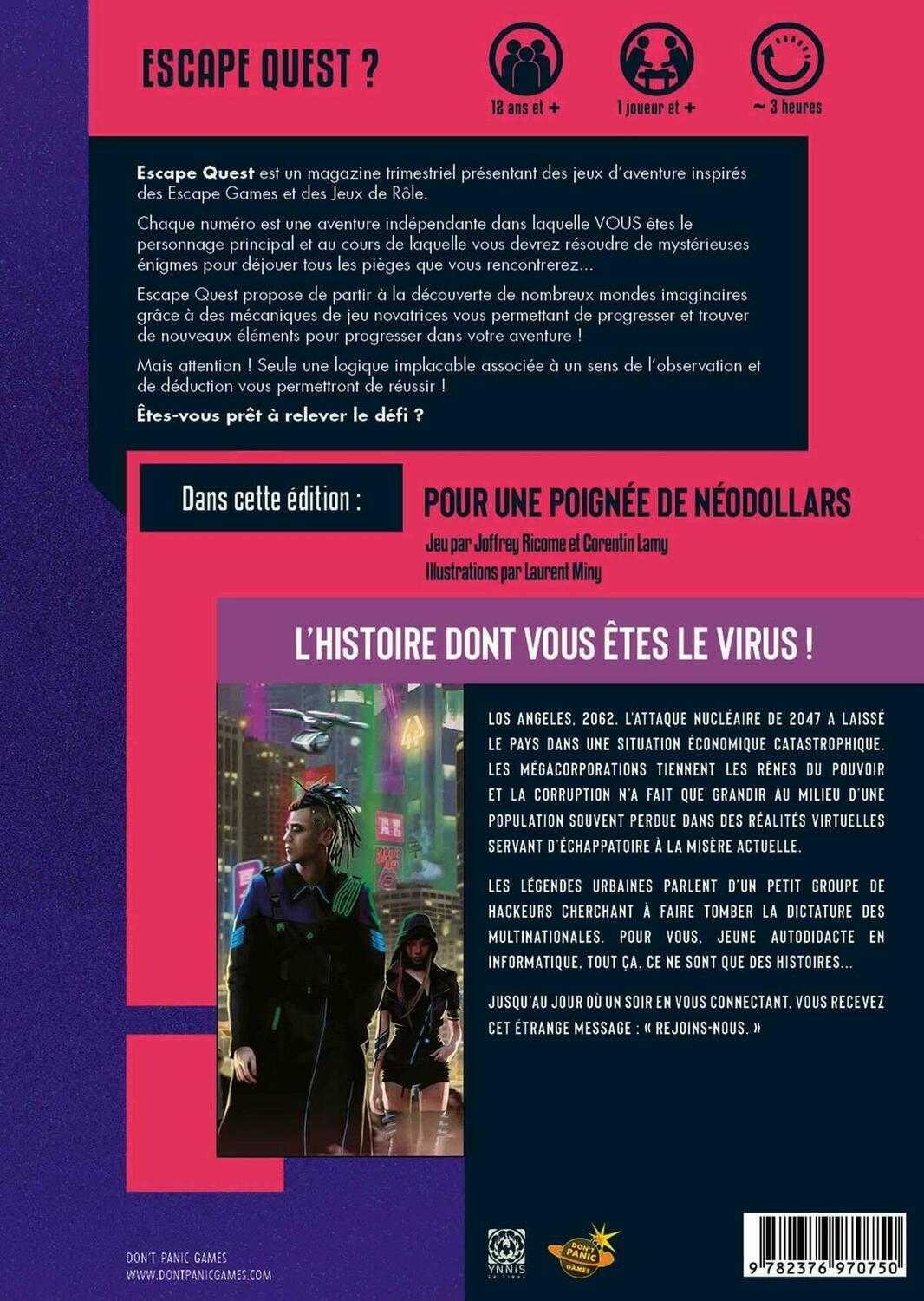 Escape Quest: Pour une Poignée de NeoDollars Back