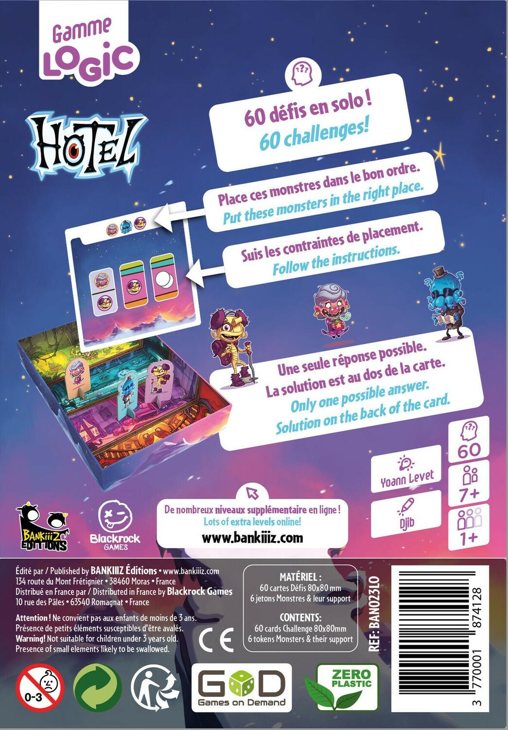 Gamme Logic: Hôtel Back