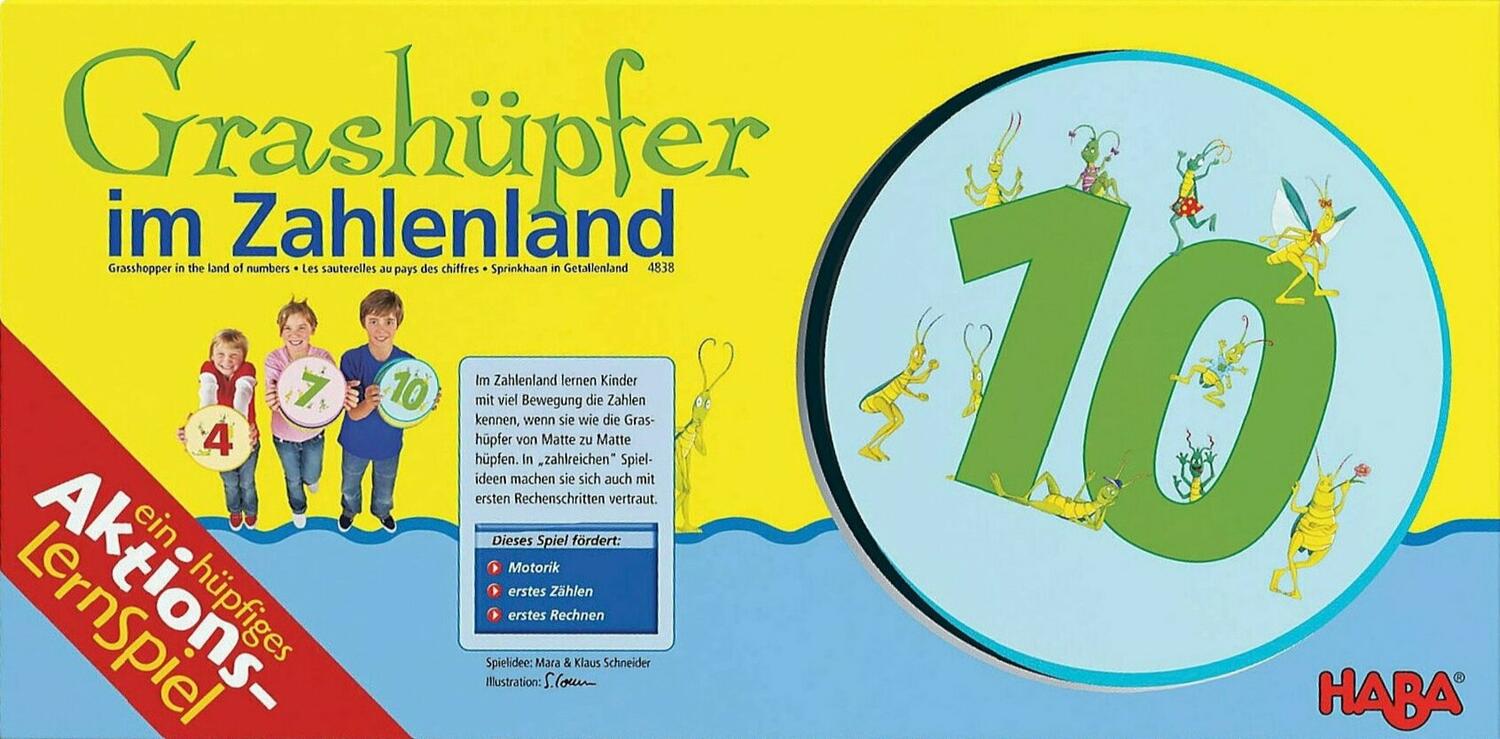 Grashüpfer im Zahlenland Cover