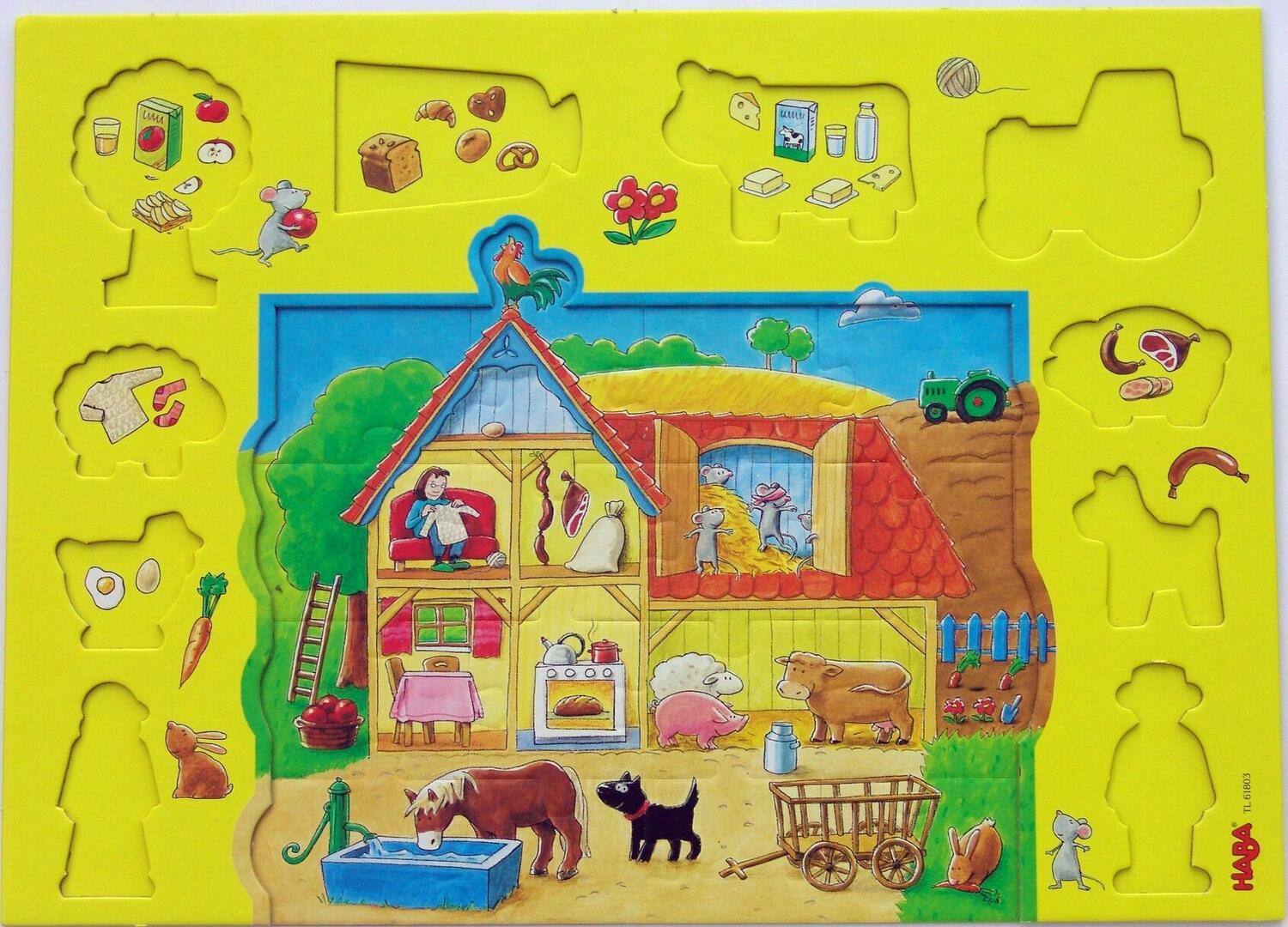 Spiel & Puzzle: Bauernhof Puzzle