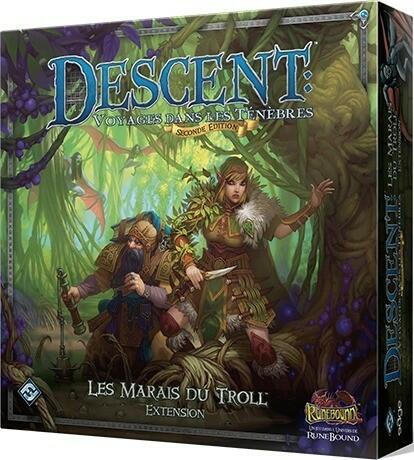 Descent: Voyages Dans les Ténèbres (Seconde Édition) - Les Marais du Troll Cover 3d