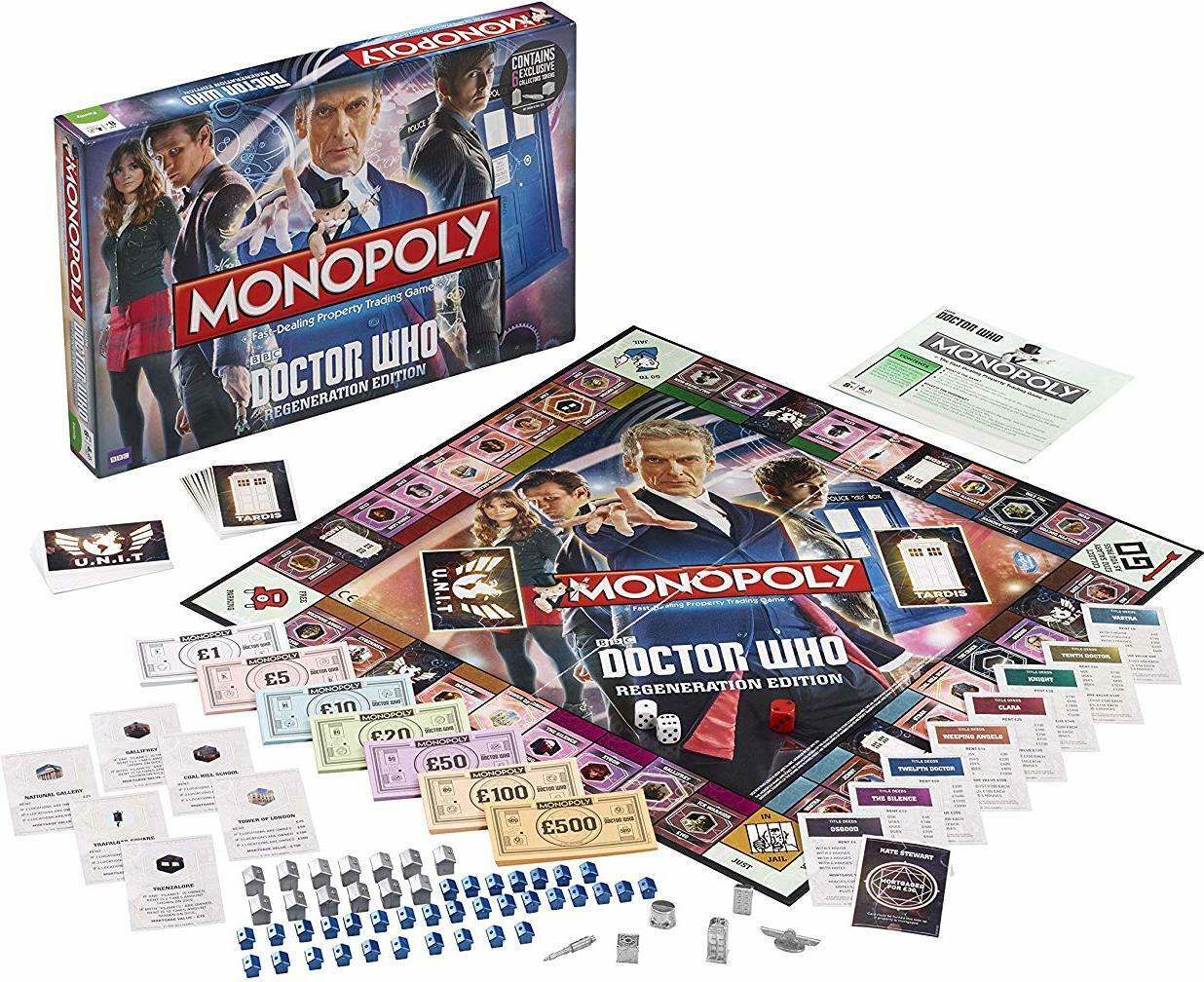 Monopoly: Doctor Who - Regeneration Edition Eclate