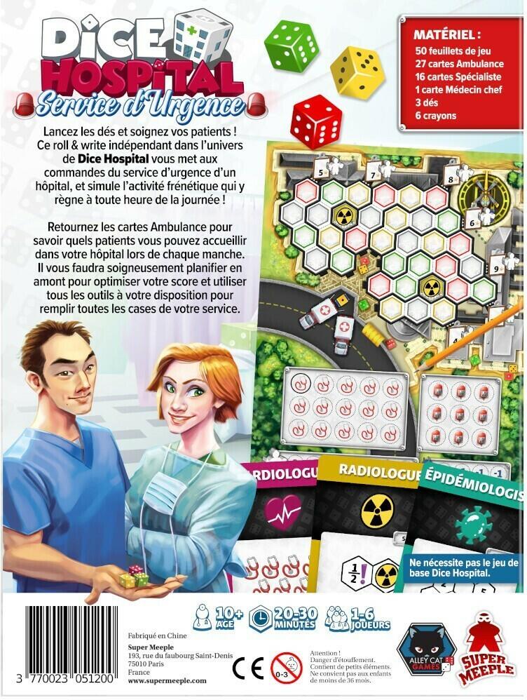 Dice Hospital: Services d'Urgence Back