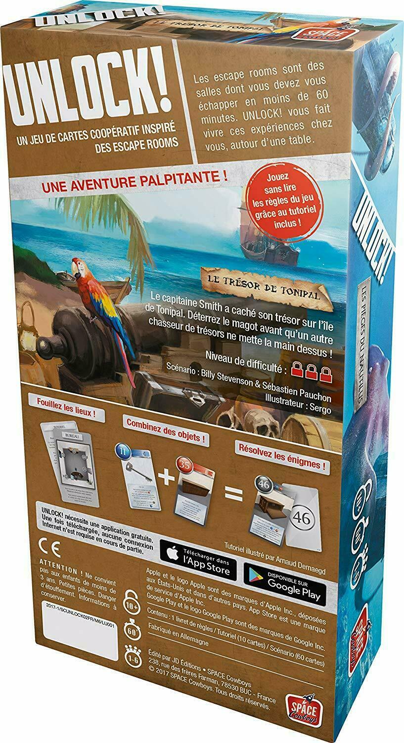 Unlock ! Le Trésor de Tonipal Back 3d