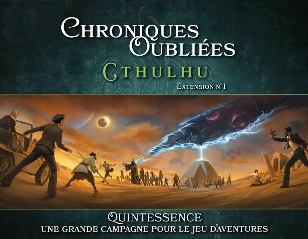 Chroniques Oubliées: Cthulhu - Initiation au Jeu d'Aventures - Quintessence Cover