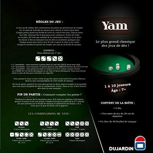 Yam: Série Noire Back