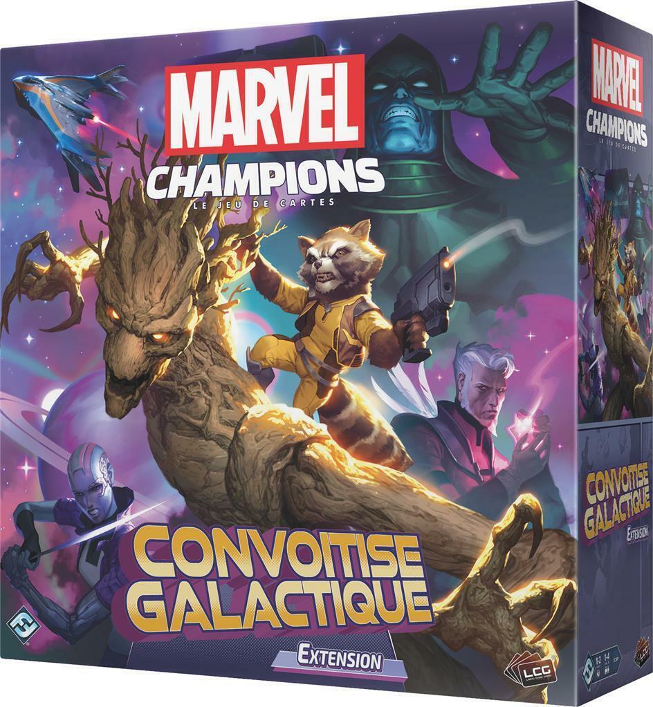 Marvel Champions: Le Jeu de Cartes - Convoitise Galactique Cover 3d