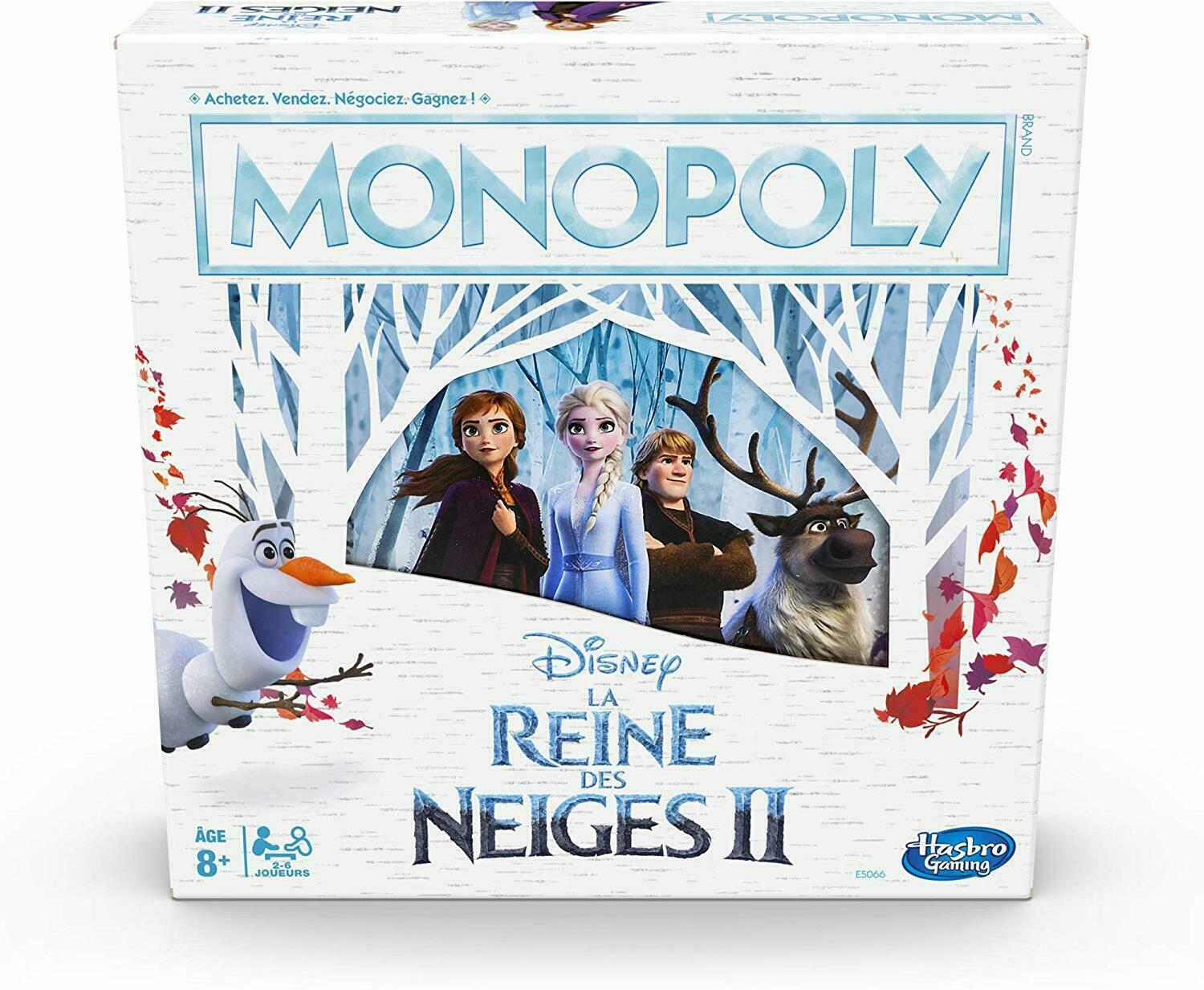 Monopoly: La Reine des Neiges II Cover 3d