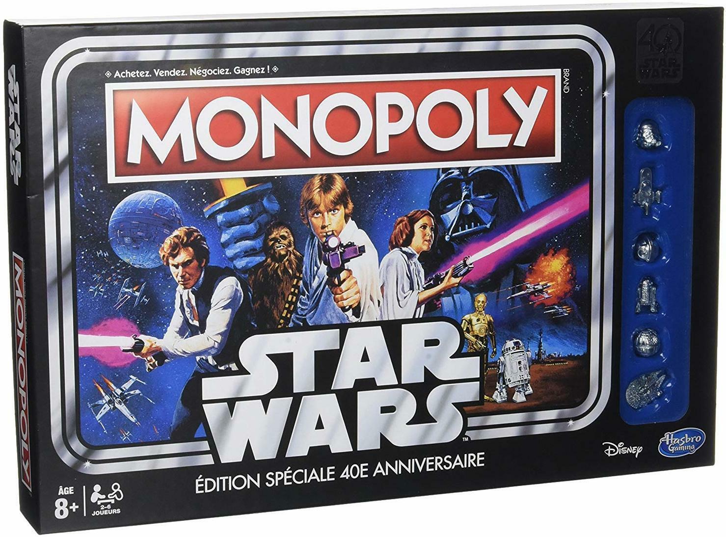 Monopoly: Star Wars - Édition Spéciale 40e Anniversaire Cover 3d