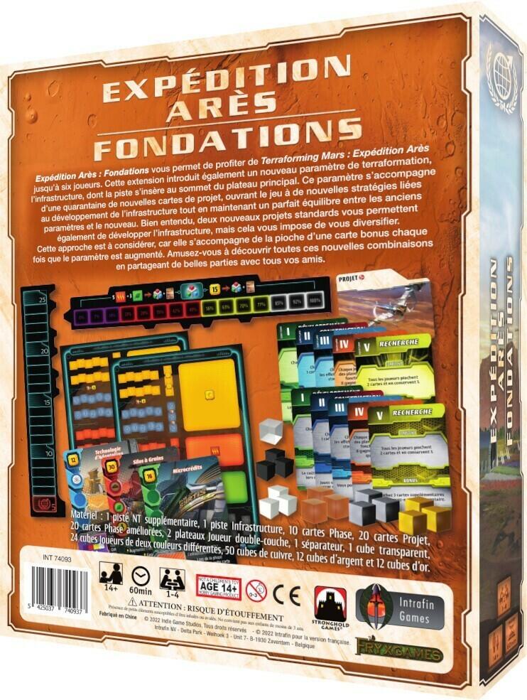 Terraforming Mars: Expédition Arès - Fondations Back 3d