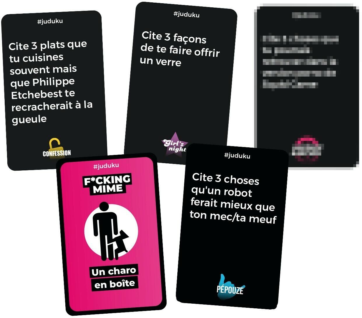 Juduku: Révélations Explosives Cartes