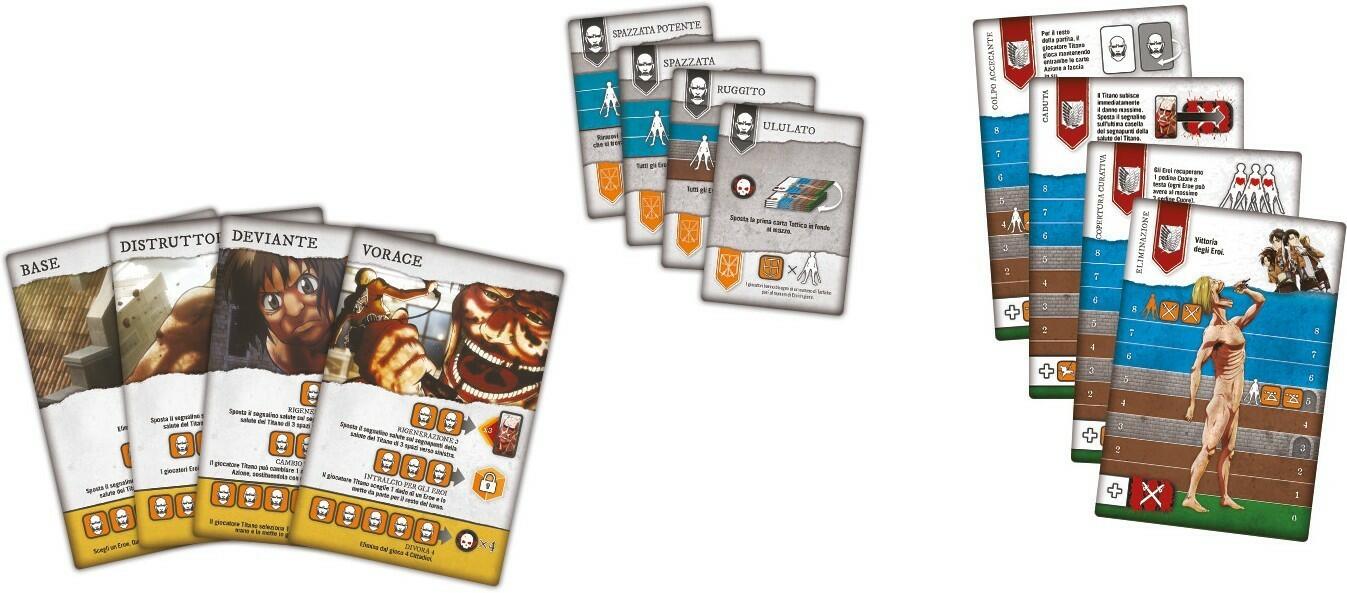 Attack on Titan: Le Dernier Rempart Cartes