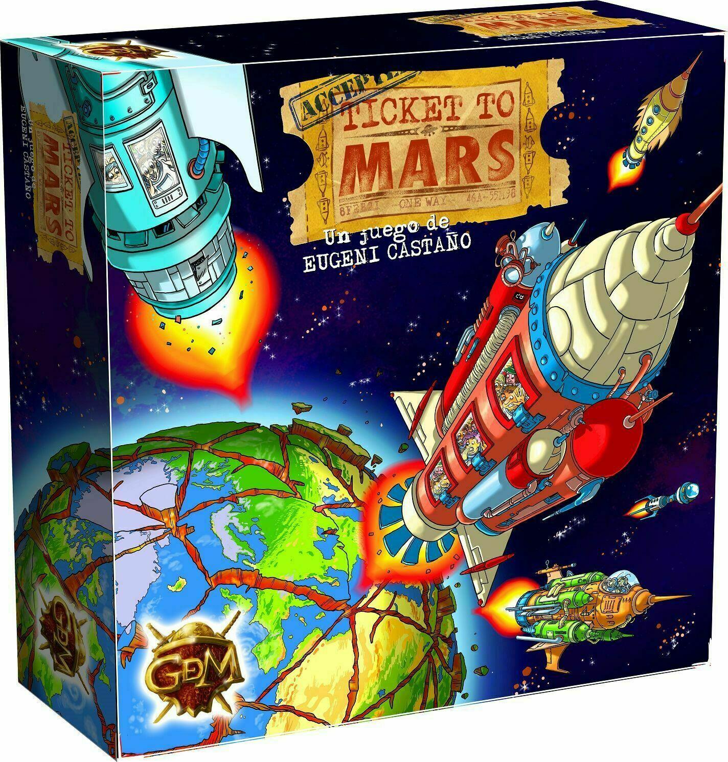 Ticket to Mars Cover 3d