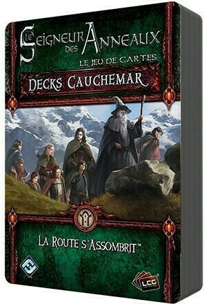 Le Seigneur des Anneaux: Le Jeu de Cartes - Deck Cauchemar - La Route s'Assombrit Cover 3d