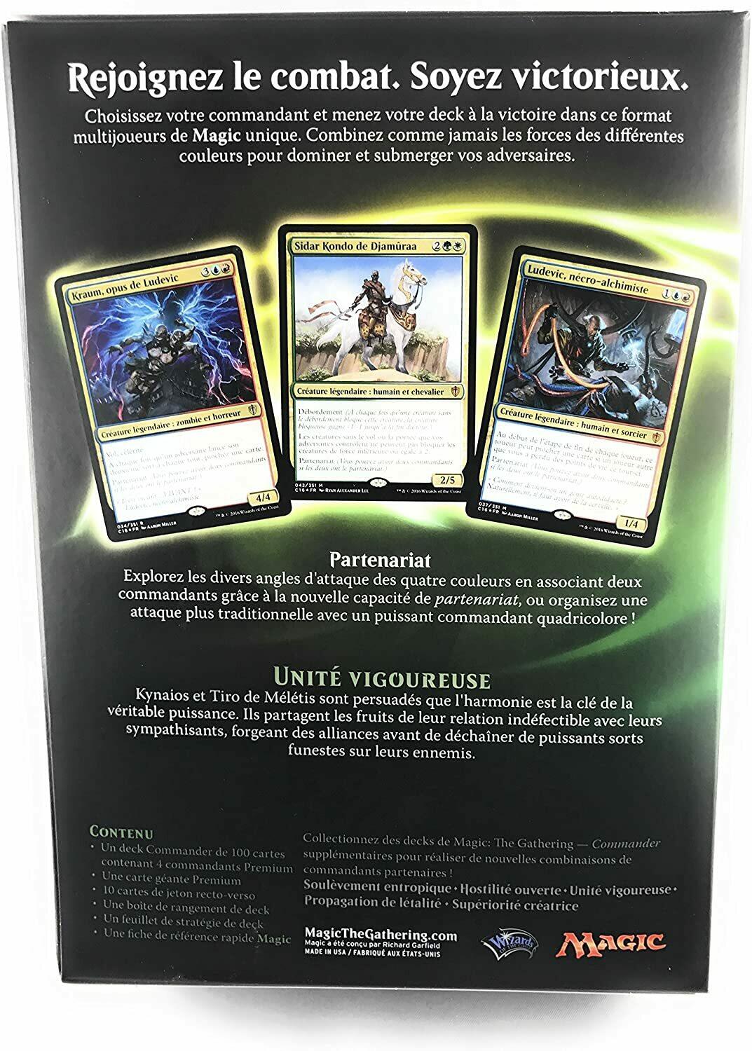 Magic: The Gathering - Commander - Unité Vigoureuse Back
