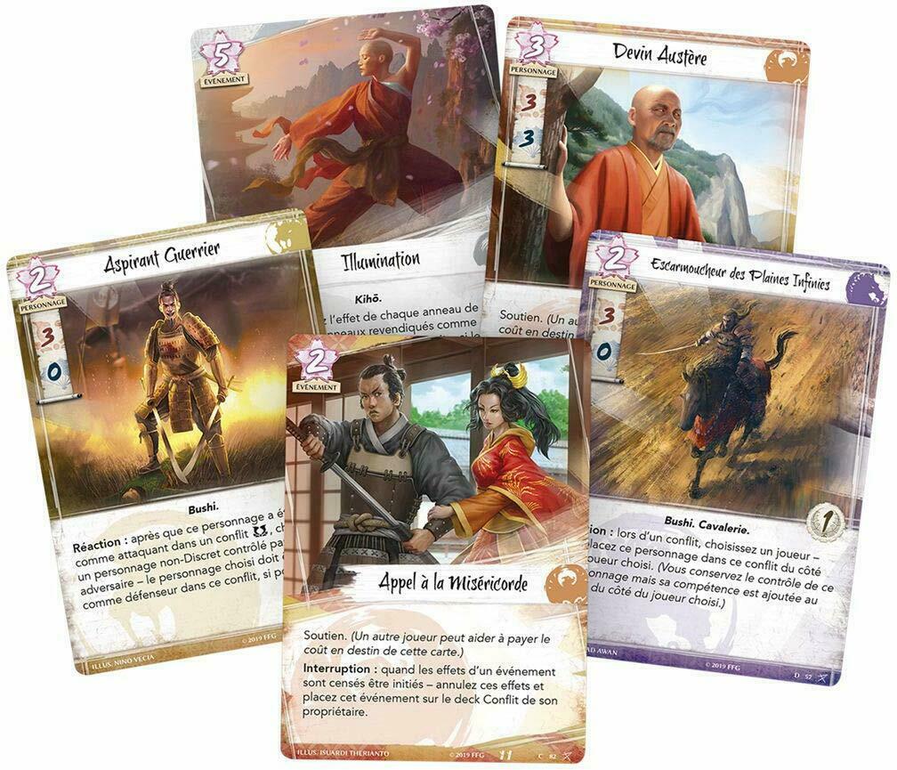 La Légende des Cinq Anneaux: Le Jeu de Cartes - Rokugan en Guerre Cartes