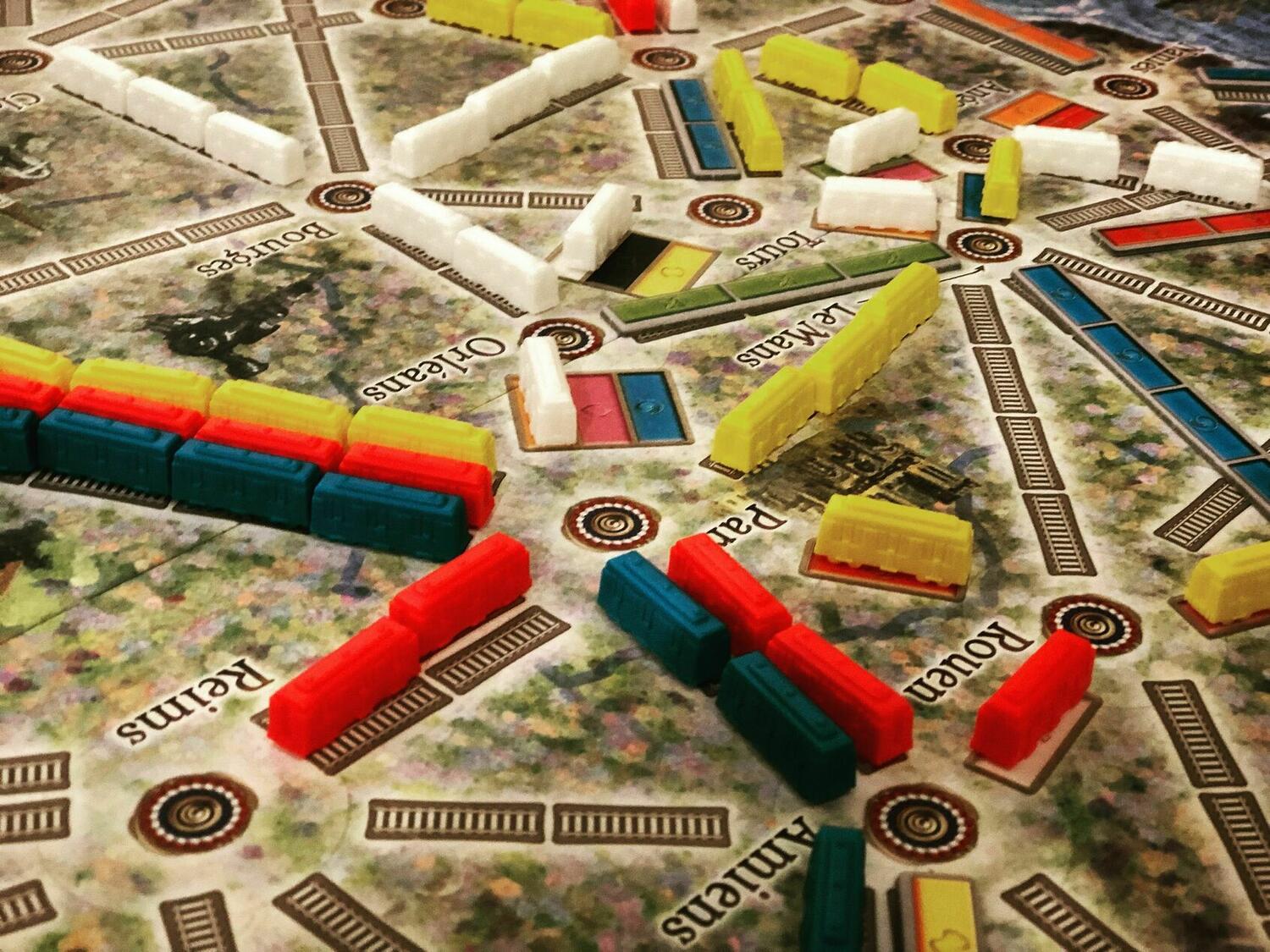 Les Aventuriers du Rail: Map Collection 6 - France & Old West Zoom