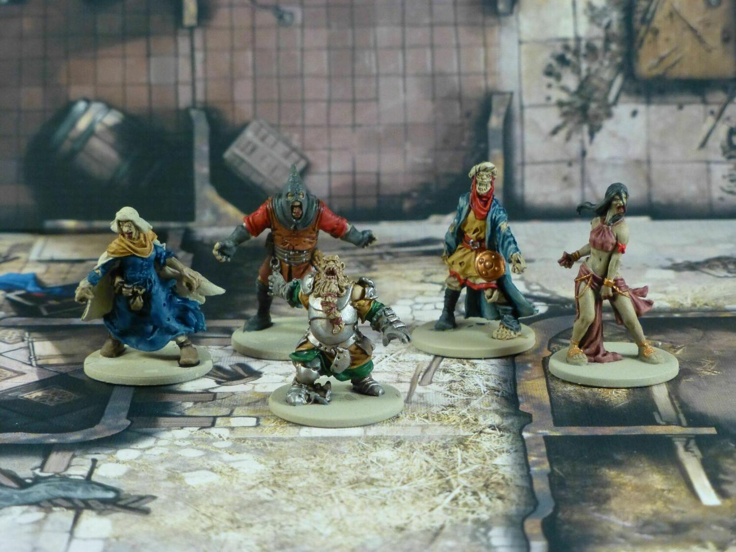 Zombicide: Black Plague - NPC-1 - Notorious Plagued Characters Figurines