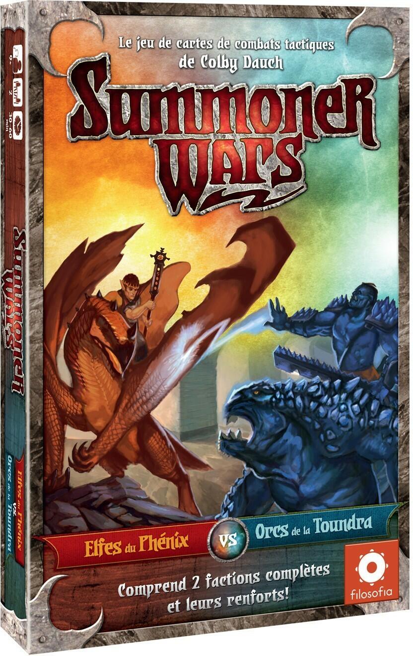 Summoner Wars: Elfes du Phénix vs Orcs de la Toundra Cover 3d