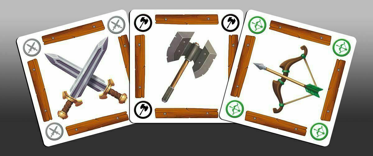 Monster Rush ! Cartes