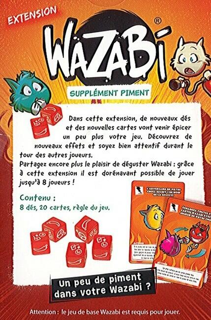 Wazabi: Supplément Piment Back