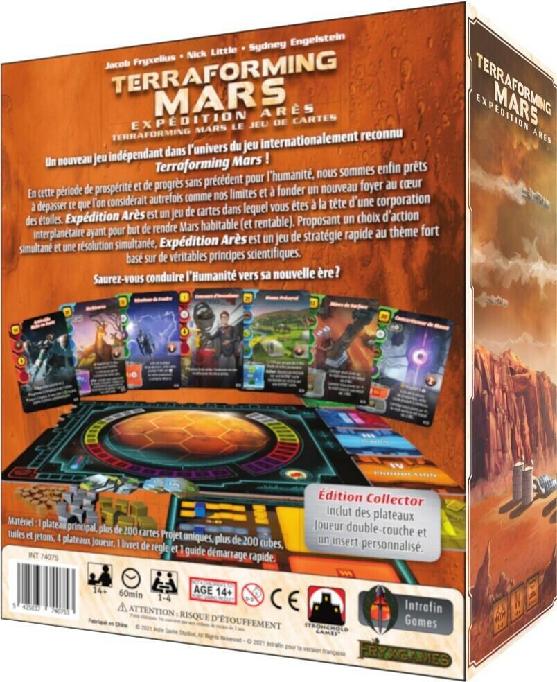 Terraforming Mars: Expédition Arès Back 3d