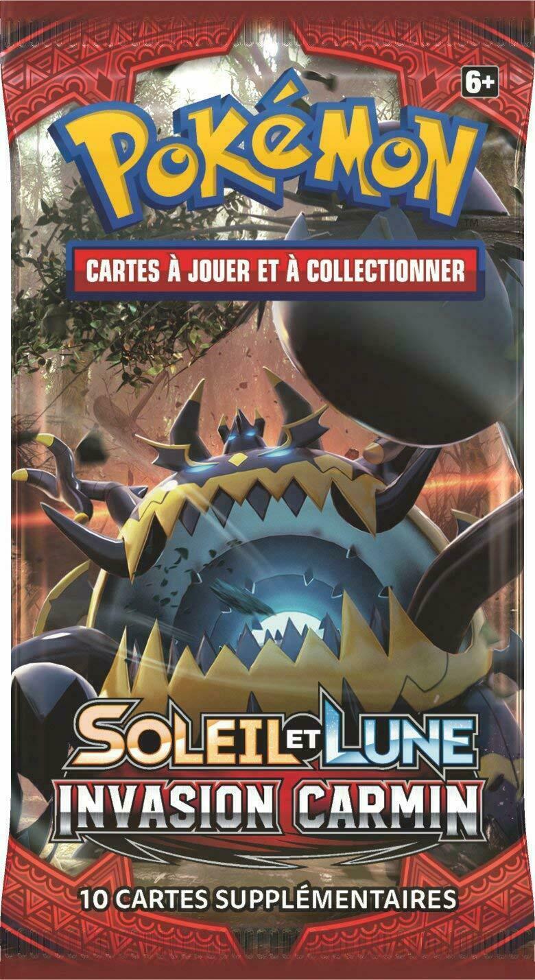 Pokémon Soleil et Lune: Invasion Carmin - Booster Cover