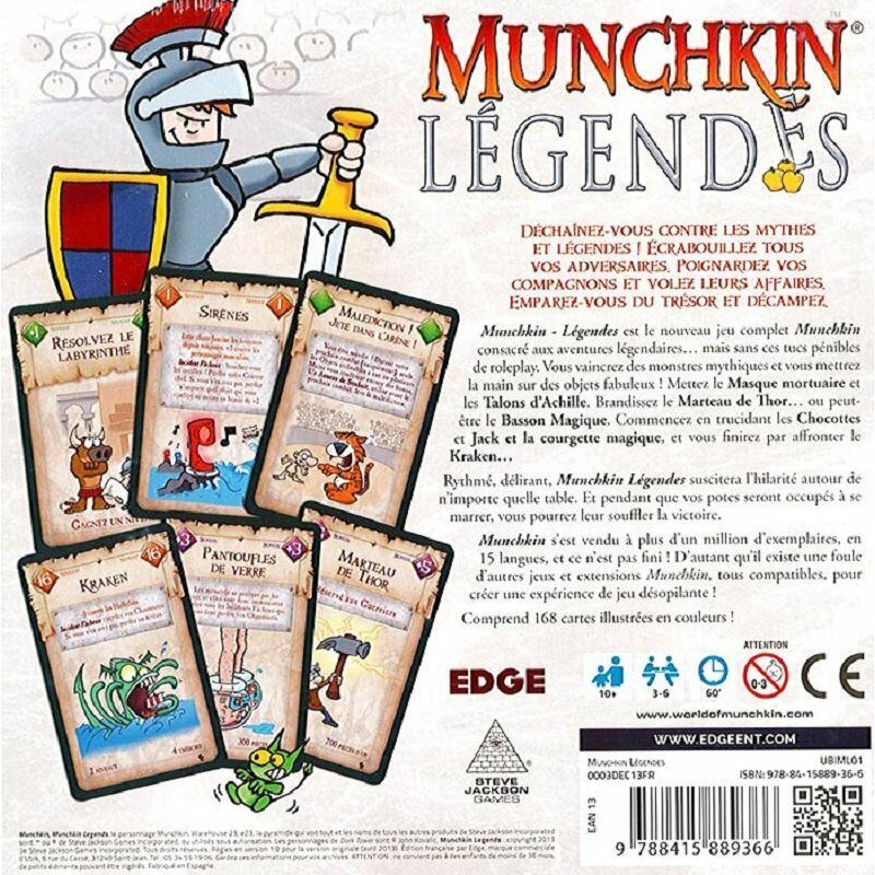 Munchkin: Légendes Back