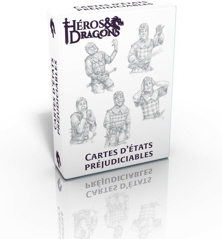 Héros & Dragons: Carnets d'États Préjudiciables Cover 3d