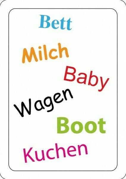 Tam Tam: Allemand Carte