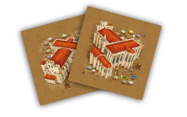 Carcassonne: Auberges & Cathédrales Tuiles