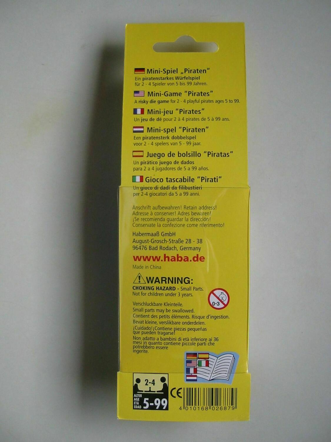 Mini-Spiel: Piraten Back