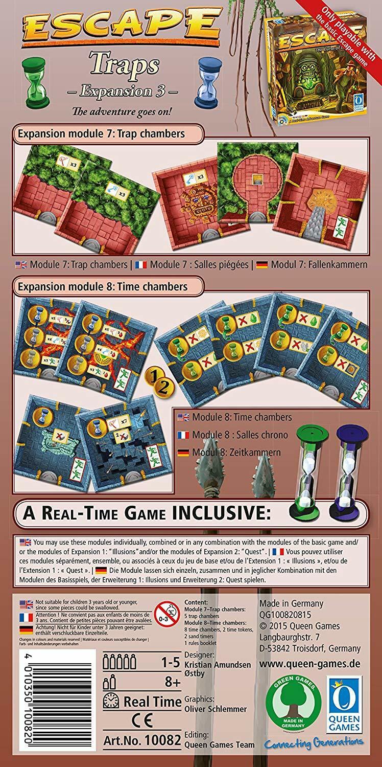 Escape: The Curse of the Temple - Expansion 3 - Traps Back