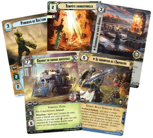 Warhammer 40,000: Conquest - L'Ire des Croisés Cartes