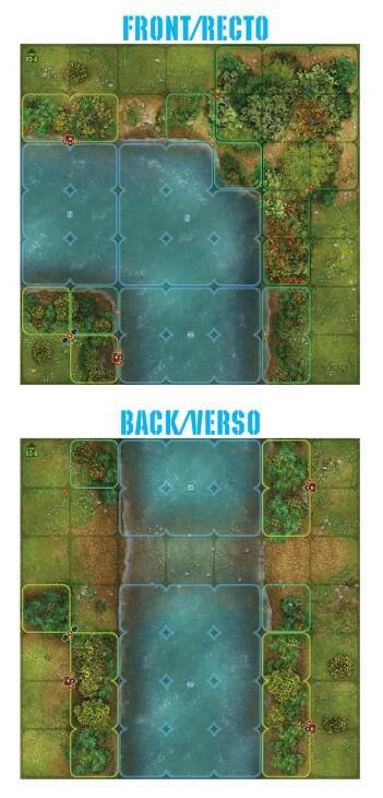 Heroes of Normandie: River Set - Terrain Pack Tuiles