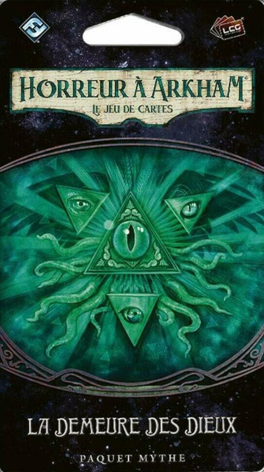 Horreur à Arkham: Le Jeu de Cartes - La Demeure des Dieux Cover
