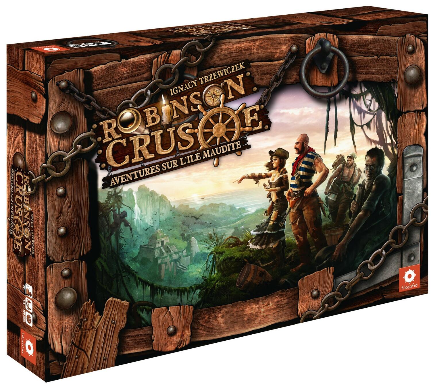 Robinson Crusoé: Aventures sur l'Île Maudite Cover 3d