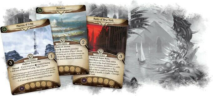 Horreur à Arkham: Le Jeu de Cartes - Paradoxes Temporels Cartes