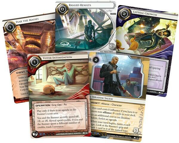 Android: Netrunner - Redoutez le Peuple Cartes