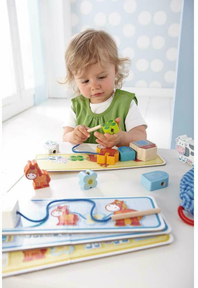 Jeu de Laçage: A la Campagne Enfant