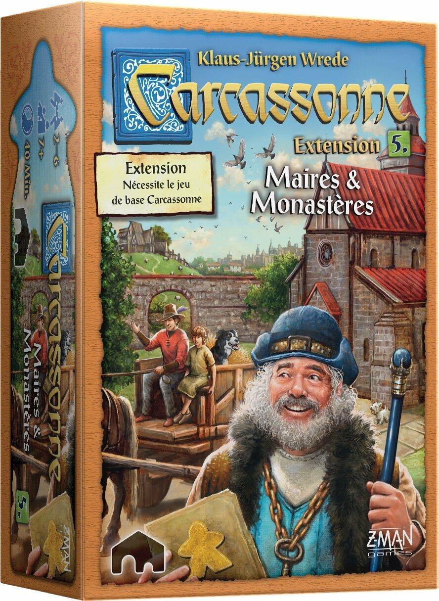 Carcassonne: Maire & Monastères Cover 3d