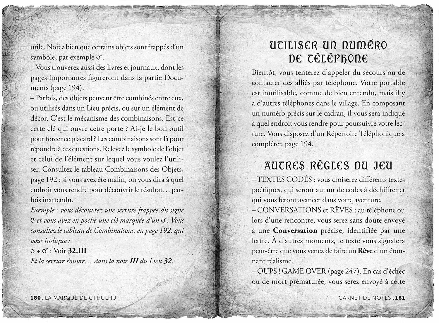 Escape Book: La Marque de Cthulhu Pages