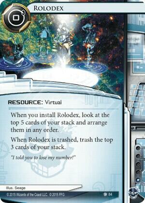Android: Netrunner - Le Vieil Hollywood Carte