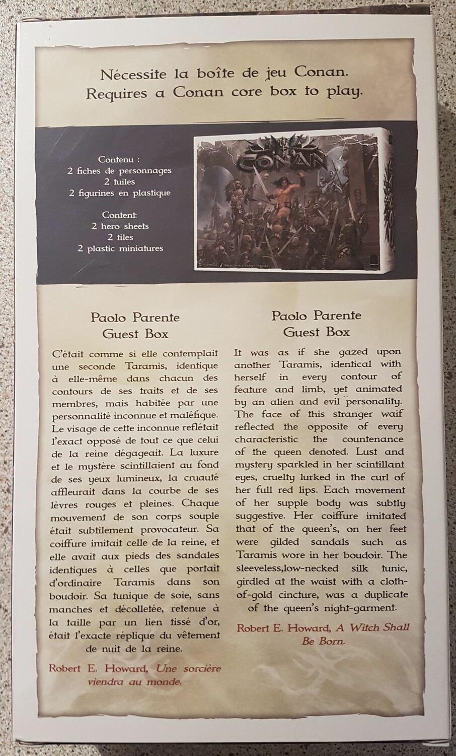 Conan: Paolo Parente Guest Box Back 3d