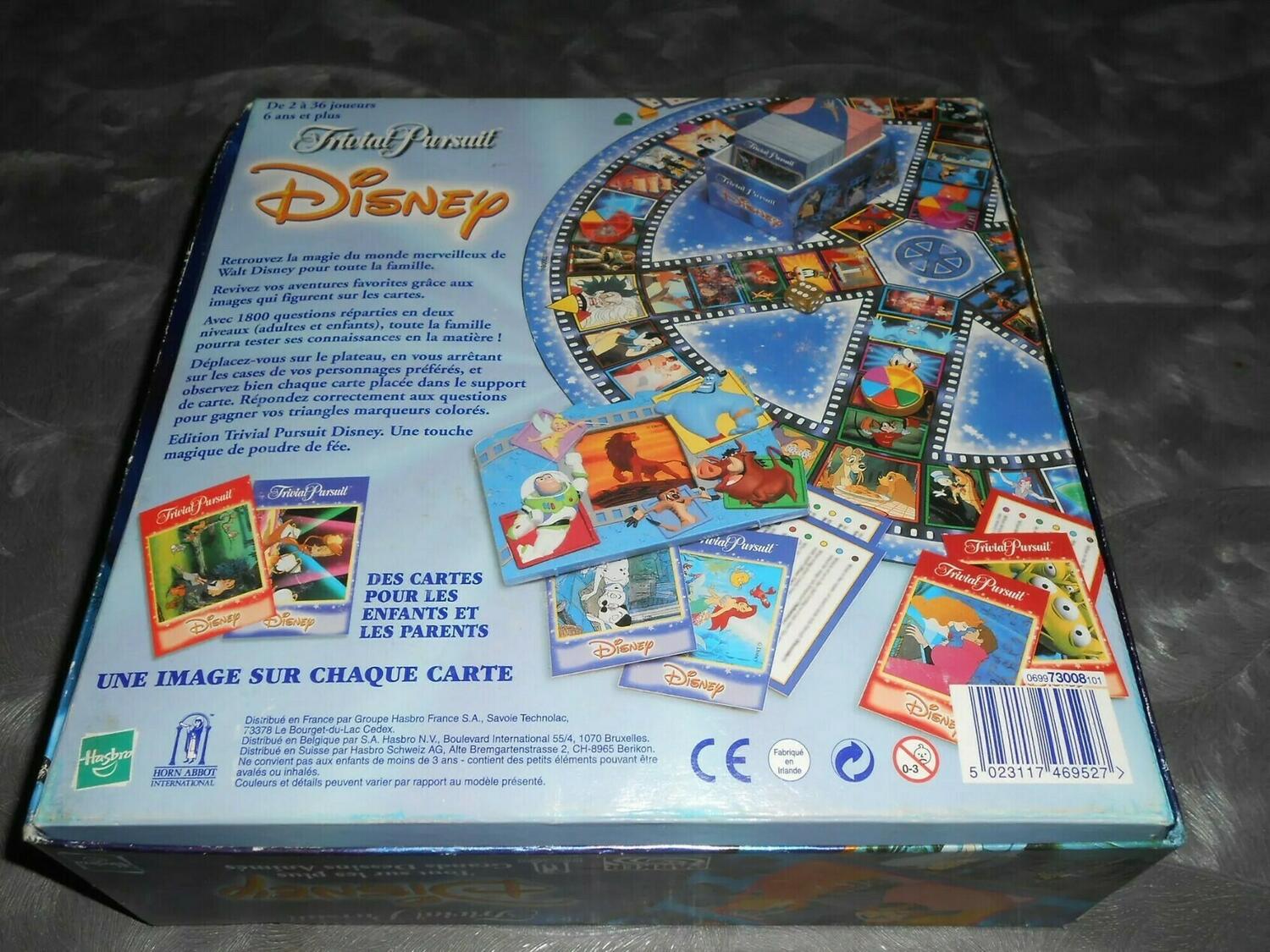 Trivial Pursuit: Disney 1999 Back 3d