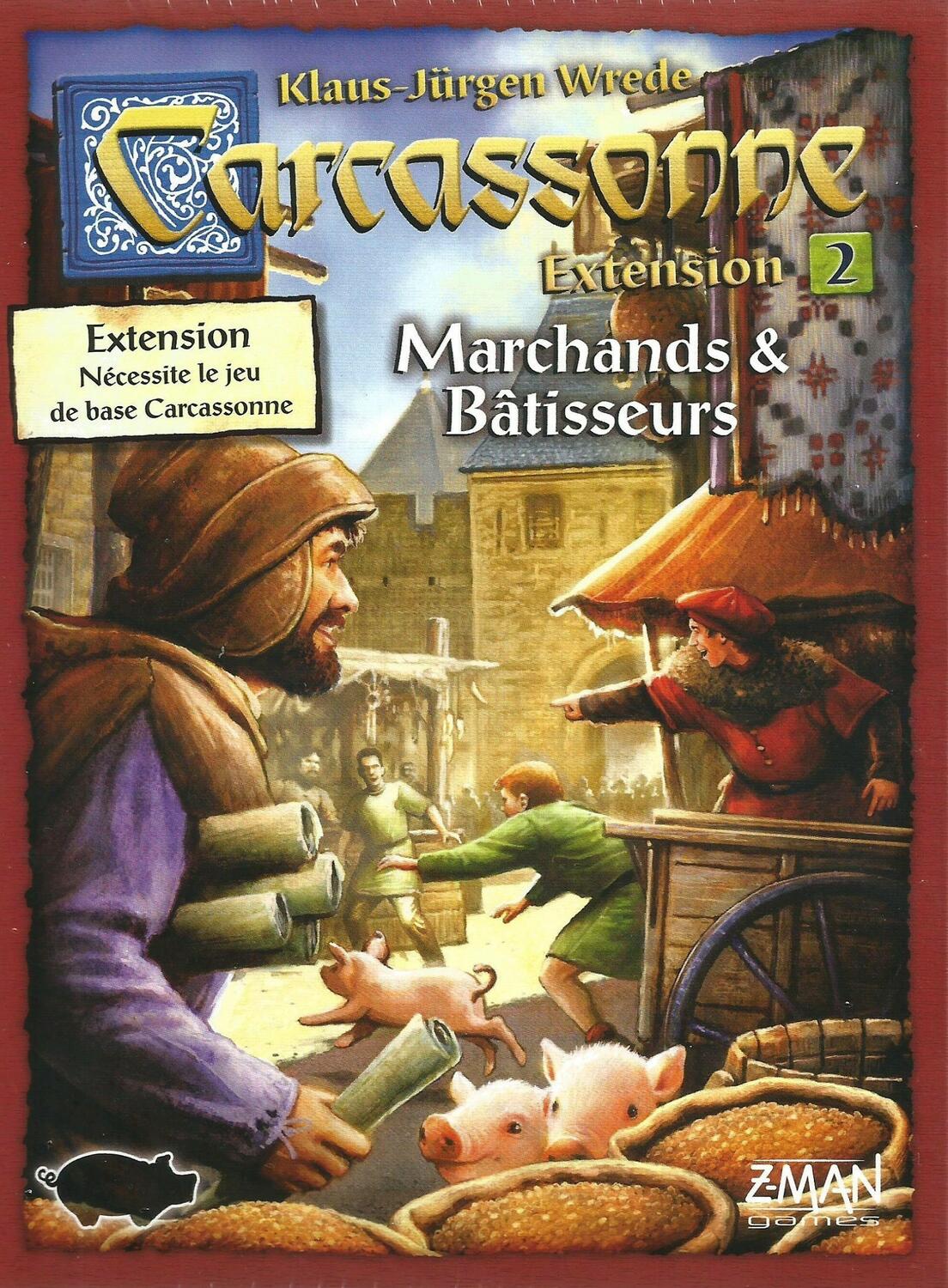 Carcassonne: Marchands & Bâtisseurs 2017 Cover