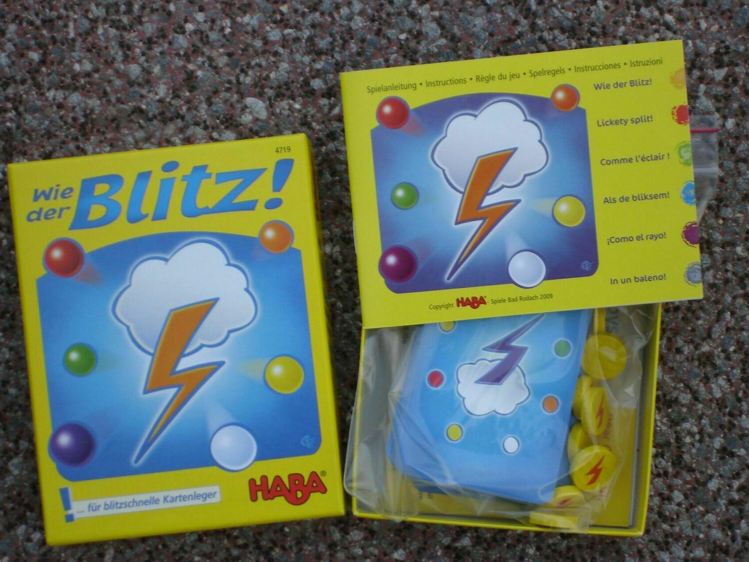 Wie der Blitz! Eclate