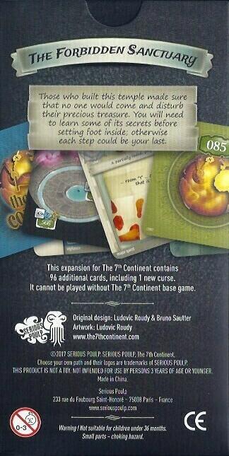 The 7th Continent: The Forbidden Sanctuary Back