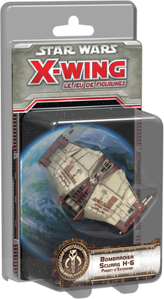 Star Wars: X-Wing - Le Jeu de Figurines - Bombardier Scurrg H-6 Cover Transparent